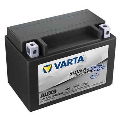 Varta Silver Dynamic Auxiliary AUX9 509106013G412 kiegészítő akkumulátor, 12V 9Ah 130A,Volvo